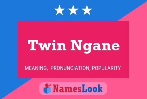 Pôster do nome Twin Ngane