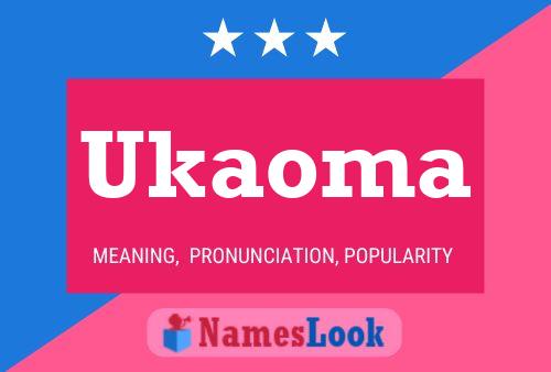 Pôster do nome Ukaoma