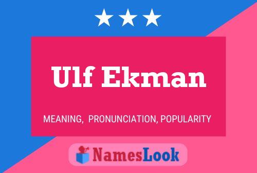 Pôster do nome Ulf Ekman