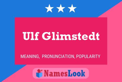 Pôster do nome Ulf Glimstedt