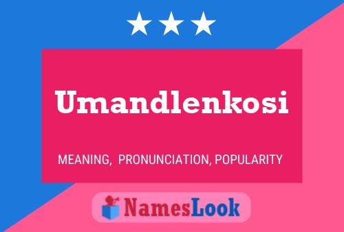 Pôster do nome Umandlenkosi