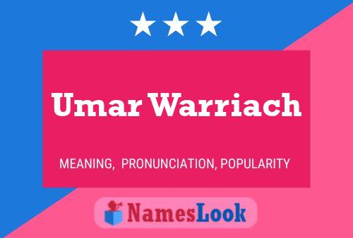 Pôster do nome Umar Warriach