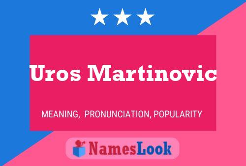 Pôster do nome Uros Martinovic