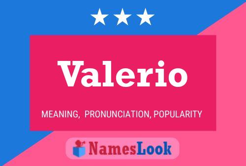 Pôster do nome Valerio