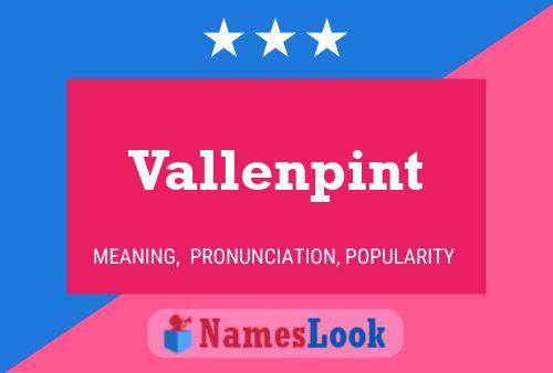 Pôster do nome Vallenpint