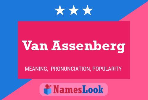 Pôster do nome Van Assenberg