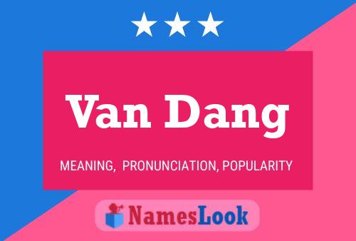 Pôster do nome Van Dang