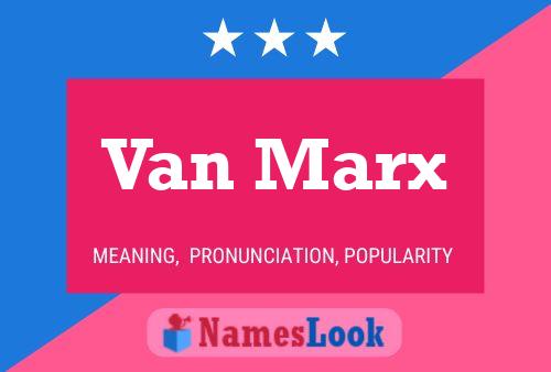 Pôster do nome Van Marx