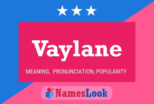 Pôster do nome Vaylane