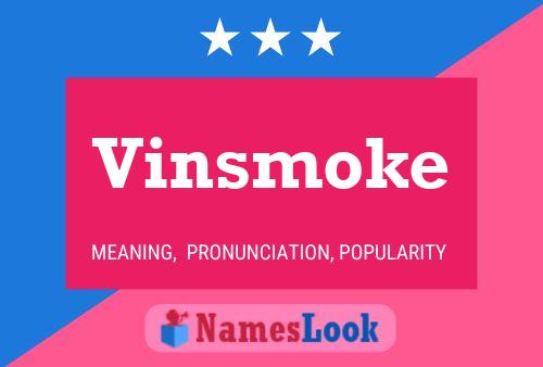 Pôster do nome Vinsmoke