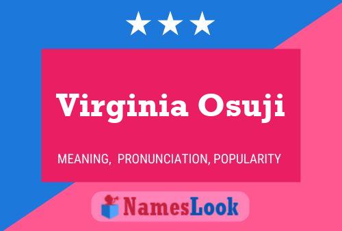 Pôster do nome Virginia Osuji