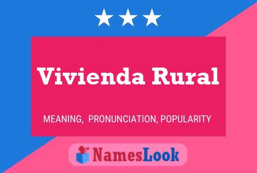 Pôster do nome Vivienda Rural