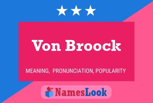 Pôster do nome Von Broock