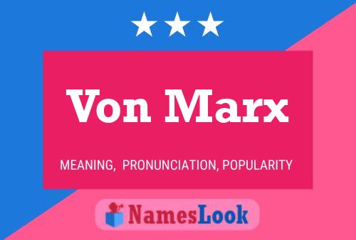 Pôster do nome Von Marx