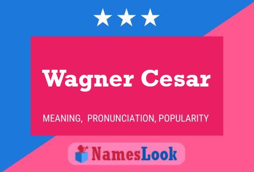 Pôster do nome Wagner Cesar