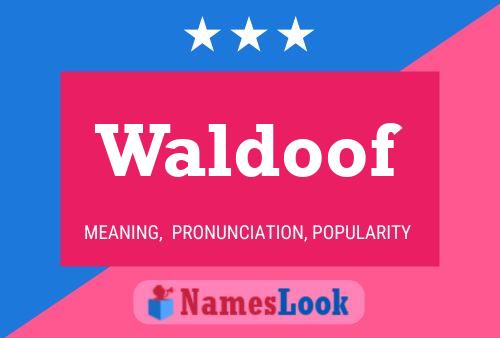 Pôster do nome Waldoof