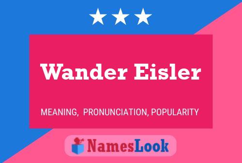 Pôster do nome Wander Eisler