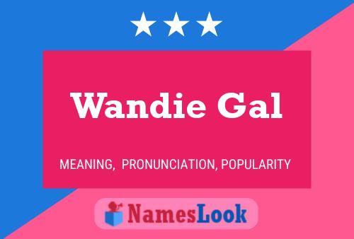 Pôster do nome Wandie Gal