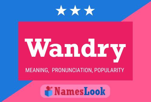 Pôster do nome Wandry