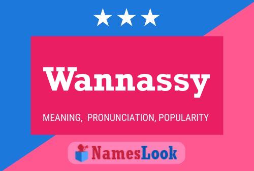 Pôster do nome Wannassy