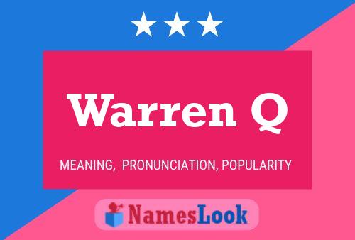 Pôster do nome Warren Q