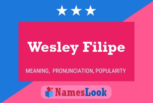 Pôster do nome Wesley Filipe