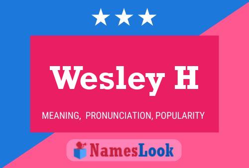 Pôster do nome Wesley H