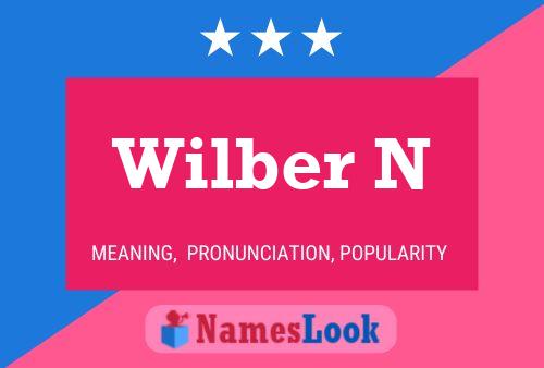 Pôster do nome Wilber N