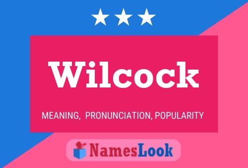 Pôster do nome Wilcock