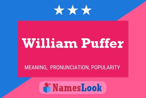 Pôster do nome William Puffer