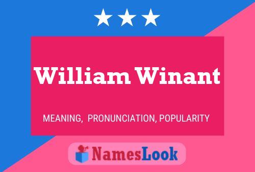 Pôster do nome William Winant