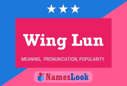 Pôster do nome Wing Lun