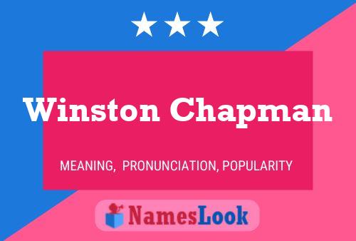 Pôster do nome Winston Chapman