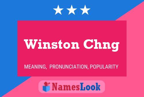 Pôster do nome Winston Chng