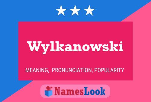 Pôster do nome Wylkanowski