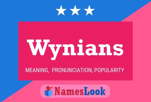 Pôster do nome Wynians