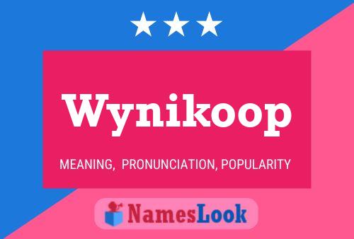 Pôster do nome Wynikoop