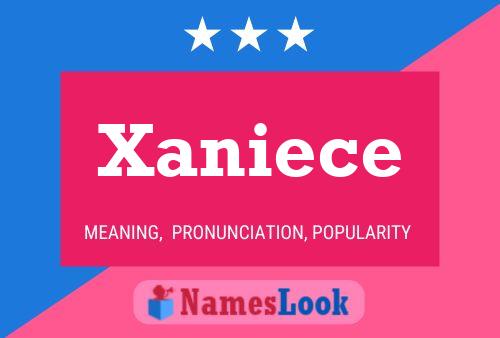 Pôster do nome Xaniece