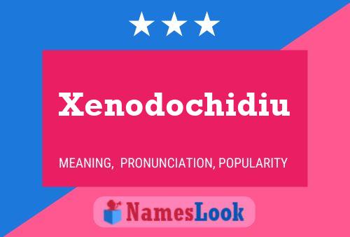 Pôster do nome Xenodochidiu