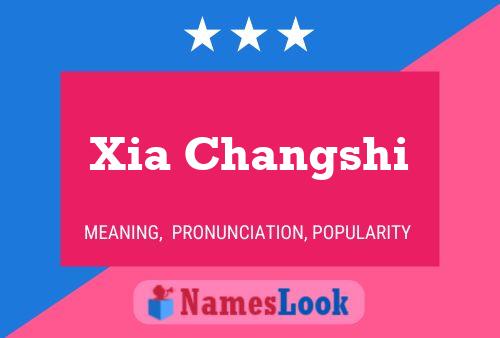 Pôster do nome Xia Changshi