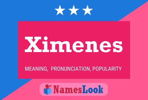 Pôster do nome Ximenes