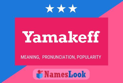 Pôster do nome Yamakeff