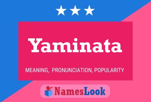 Pôster do nome Yaminata