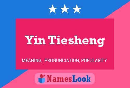 Pôster do nome Yin Tiesheng