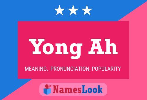 Pôster do nome Yong Ah