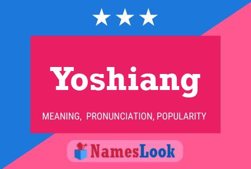 Pôster do nome Yoshiang