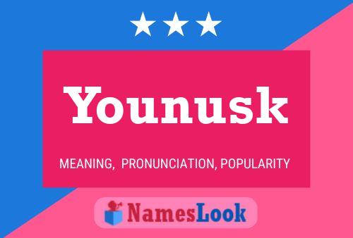 Pôster do nome Younusk