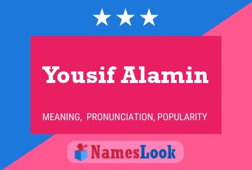 Pôster do nome Yousif Alamin