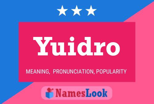 Pôster do nome Yuidro