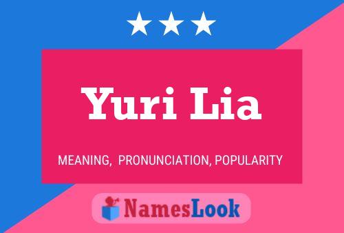 Pôster do nome Yuri Lia